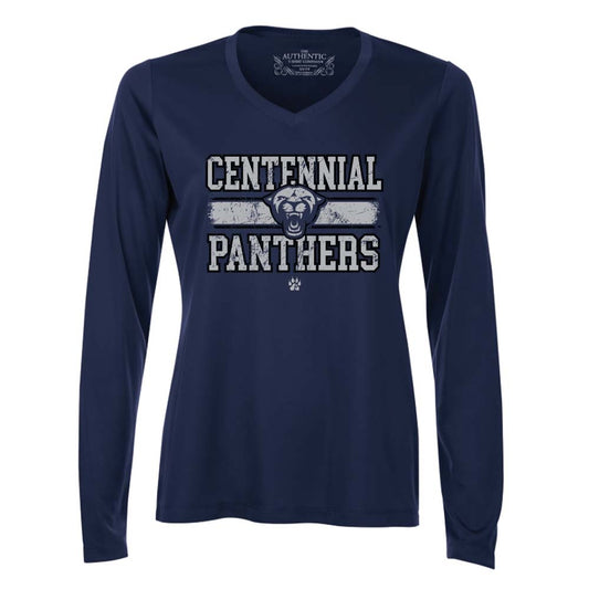 Lambton Centennial Ladies' Pro Team Long Sleeve V-Neck