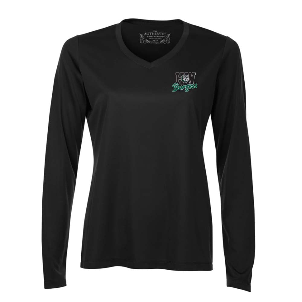 H.W. Burgess Ladies' Pro Team Long Sleeve V-Neck