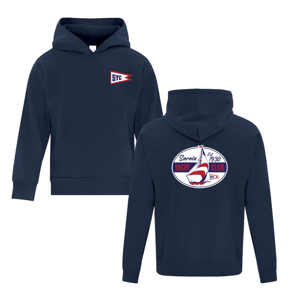 Sarnia Yacht Club Youth Fleece Hooded Sweatshirt