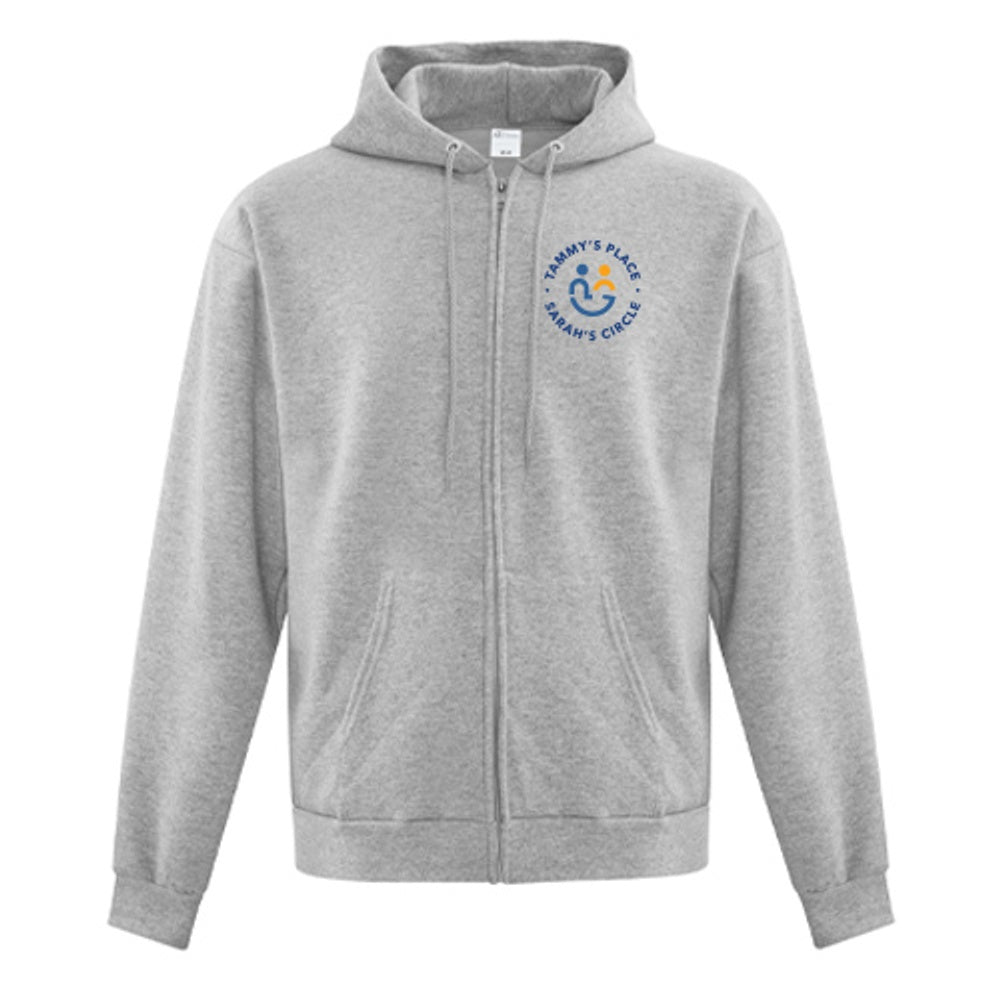 Tammy's Place & Sarah's Circle Adult Everyday Fleece Full Zip Hooded Sweatshirt