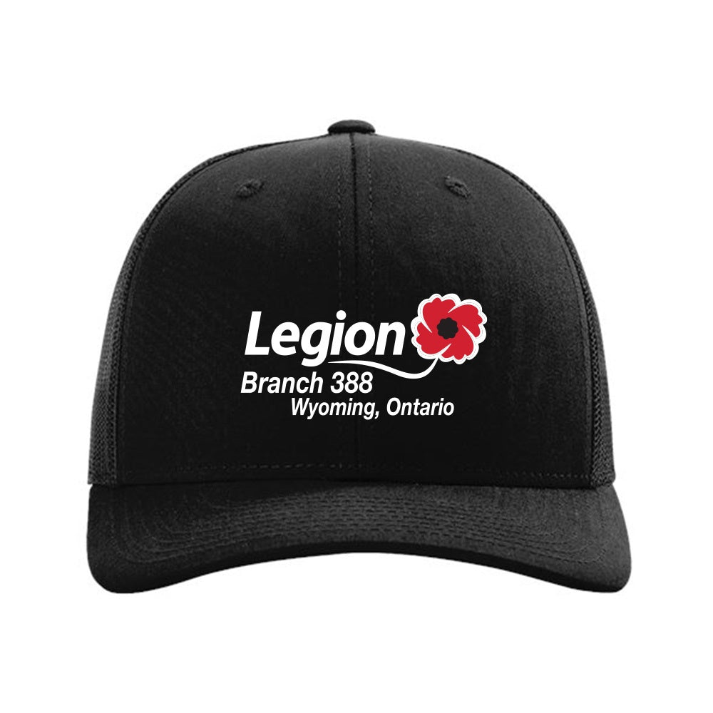Wyoming Legion Branch 388 Snapback Trucker Cap