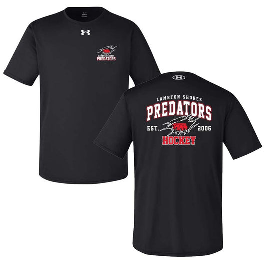 Lambton Shores Predators Adult Under Armour Team Tech T-Shirt