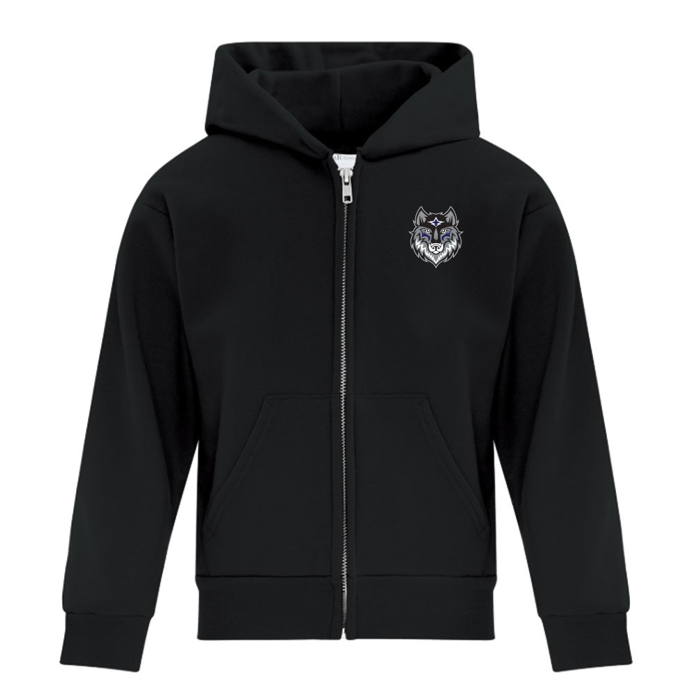 St. Teresa of Calcutta Youth Fleece Full Zip Hooded Sweatshirt