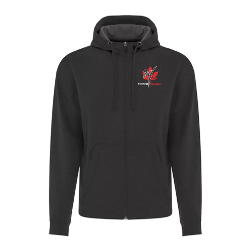 Petrolia Bluewater Tae Kwon Do Adult Game Day Fleece Full Zip Hooded Sweatshirt