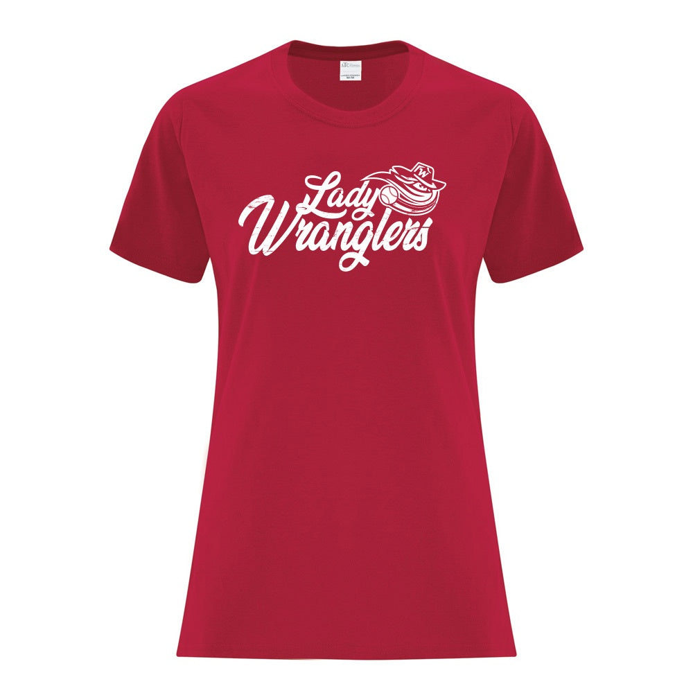 Wyoming Lady Wranglers Ladies' Cotton T-Shirt