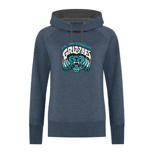 PE McGibbon Staff Ladies' EsActive Vintage Hooded Sweatshirt