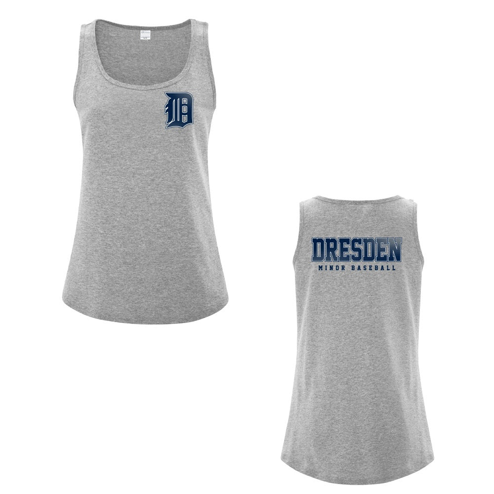 Dresden Minor Baseball Ladies' Cotton Tank Top