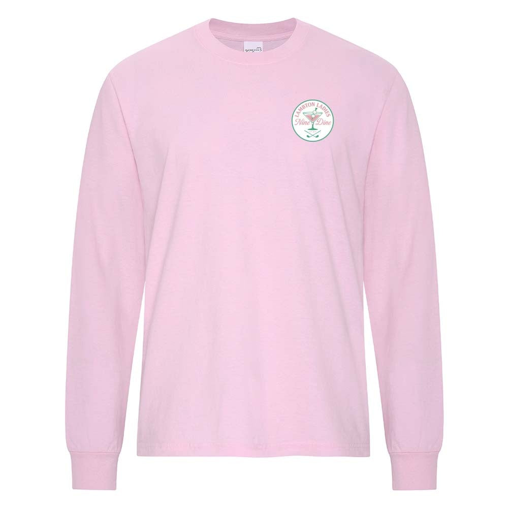 Lambton Ladies 9 & Dine Adult Garment-Dyed Heavyweight Long Sleeve