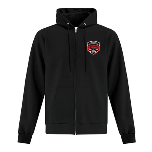 Bluewater Referees Adult Everyday Fleece Full Zip Hooded Sweatshirt