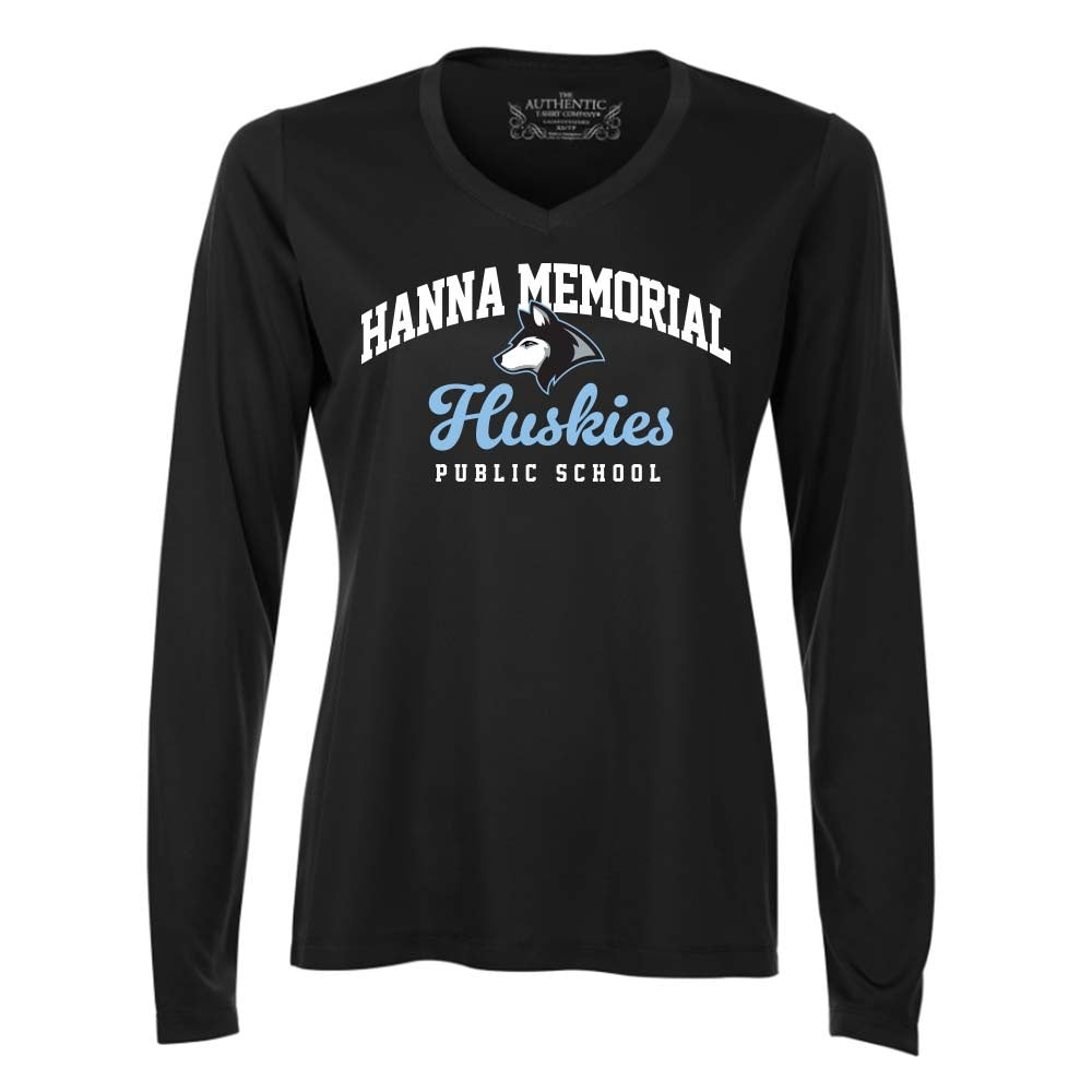 Hanna Memorial Ladies' Pro Team Long Sleeve V-Neck