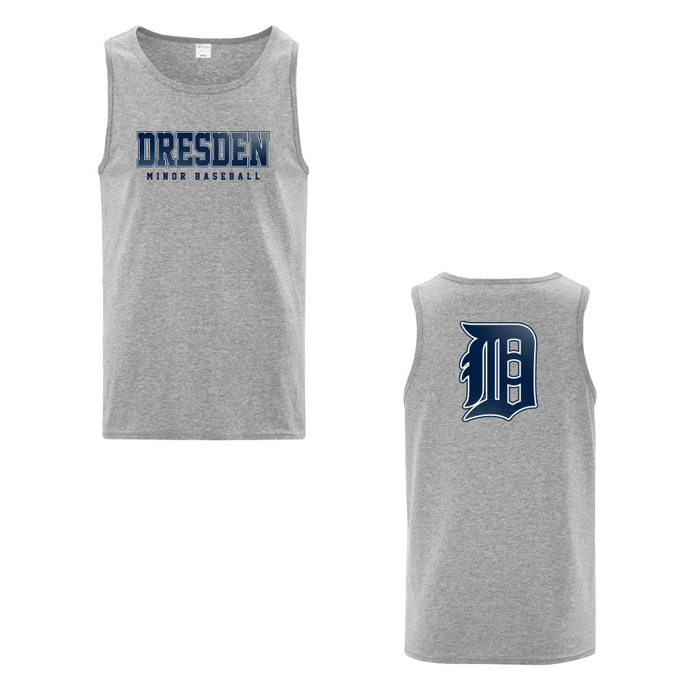 Dresden Minor Baseball Adult Cotton Tank Top