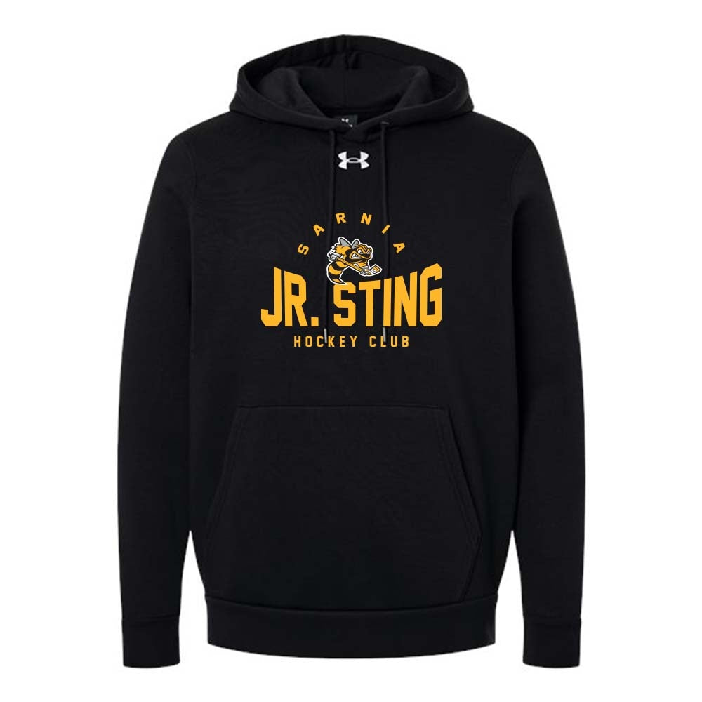 Sarnia Jr Sting Adult Under Armour Team Icon Fleece Hooded Sweatshirt