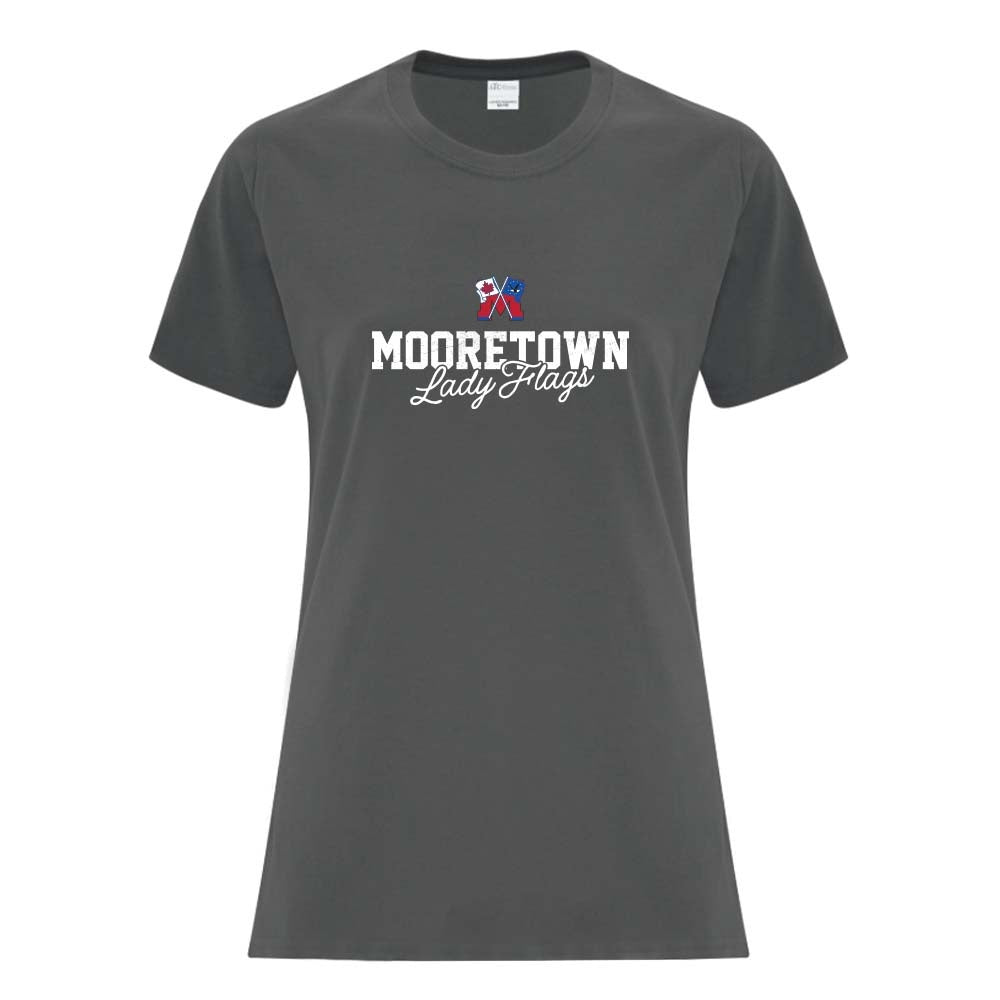 Mooretown Lady Flags Ladies' Cotton T-Shirt