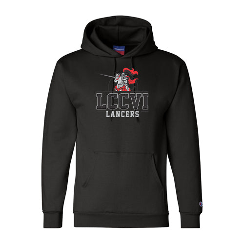 Lambton Central Adult Champion Powerblend Hooded Sweatshirt