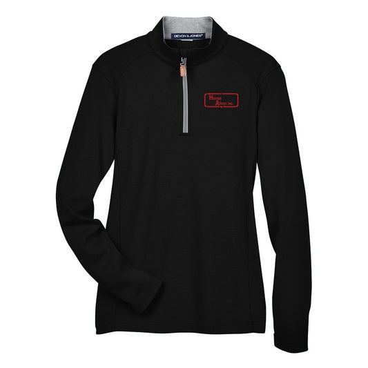 Huron Alloys Ladies' Devon & Jones Performance Quarter-Zip