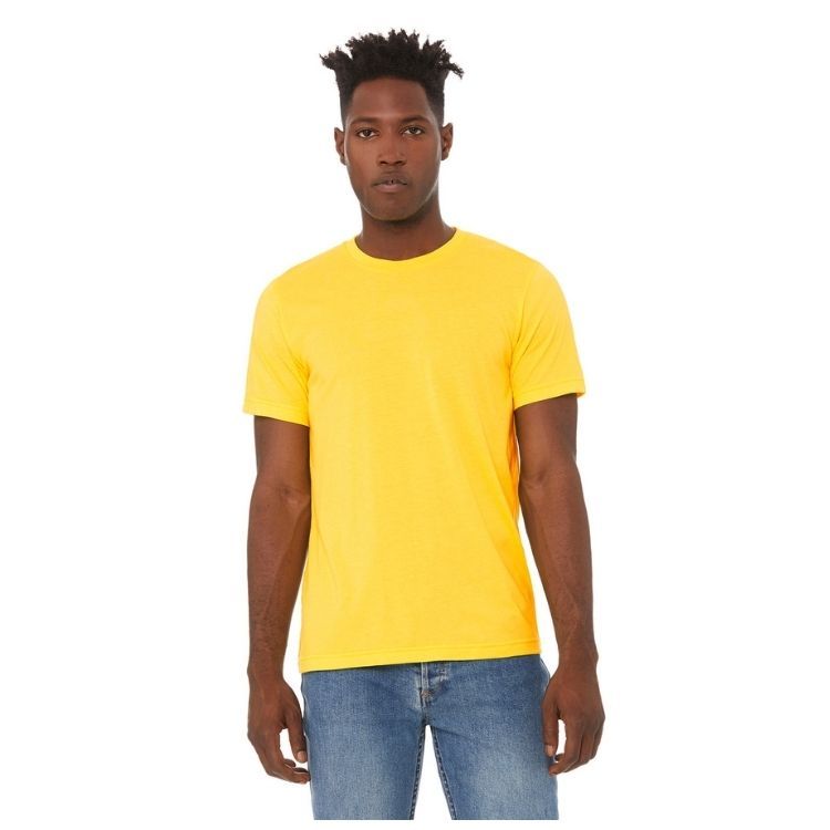 UNISEX BELLA + CANVAS HEATHER CVC T-SHIRT