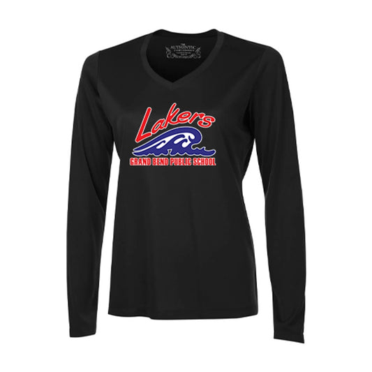 Grand Bend Ladies' Pro Team Long Sleeve V-Neck T-Shirt