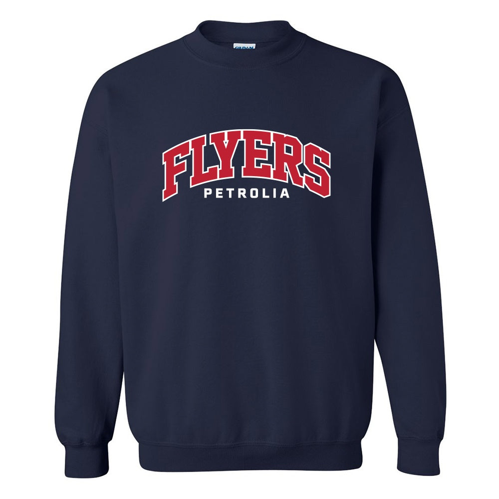 Petrolia Flyers Adult Twill Heavy Blend Crewneck Sweatshirt