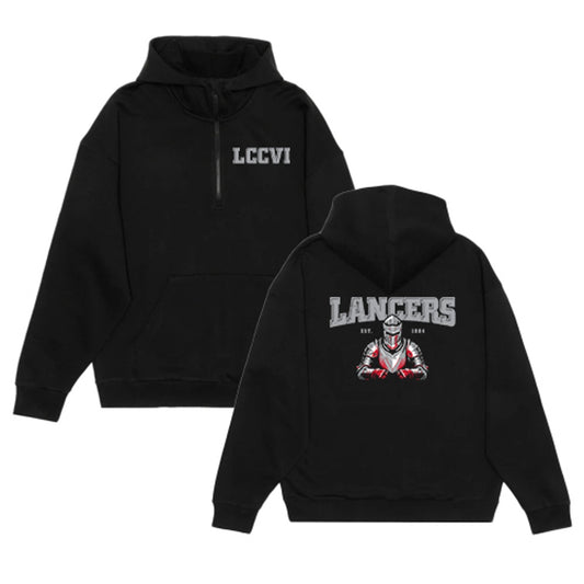 LCCVI Adult Drop Shoulder 1/2 Zip Hoodie