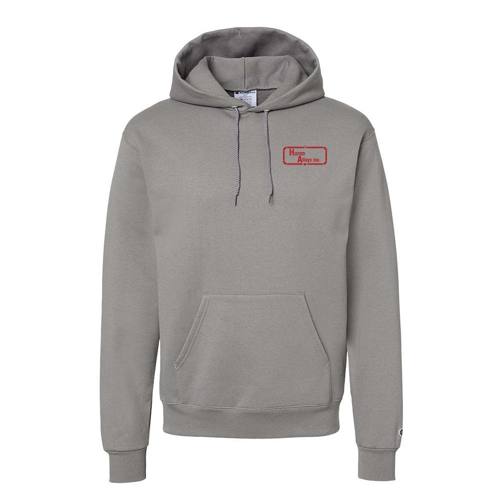 Huron Alloys Adult Champion Powerblend Pullover Hooded Sweatshirt