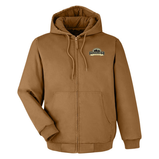 Devolder Farms Adult Tall Harriton ClimaBloc® Heavyweight Hooded Full-Zip Jacket