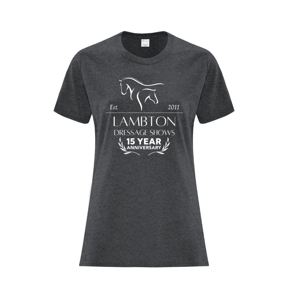 Lambton Dressage Shows Ladies' Cotton T-Shirt