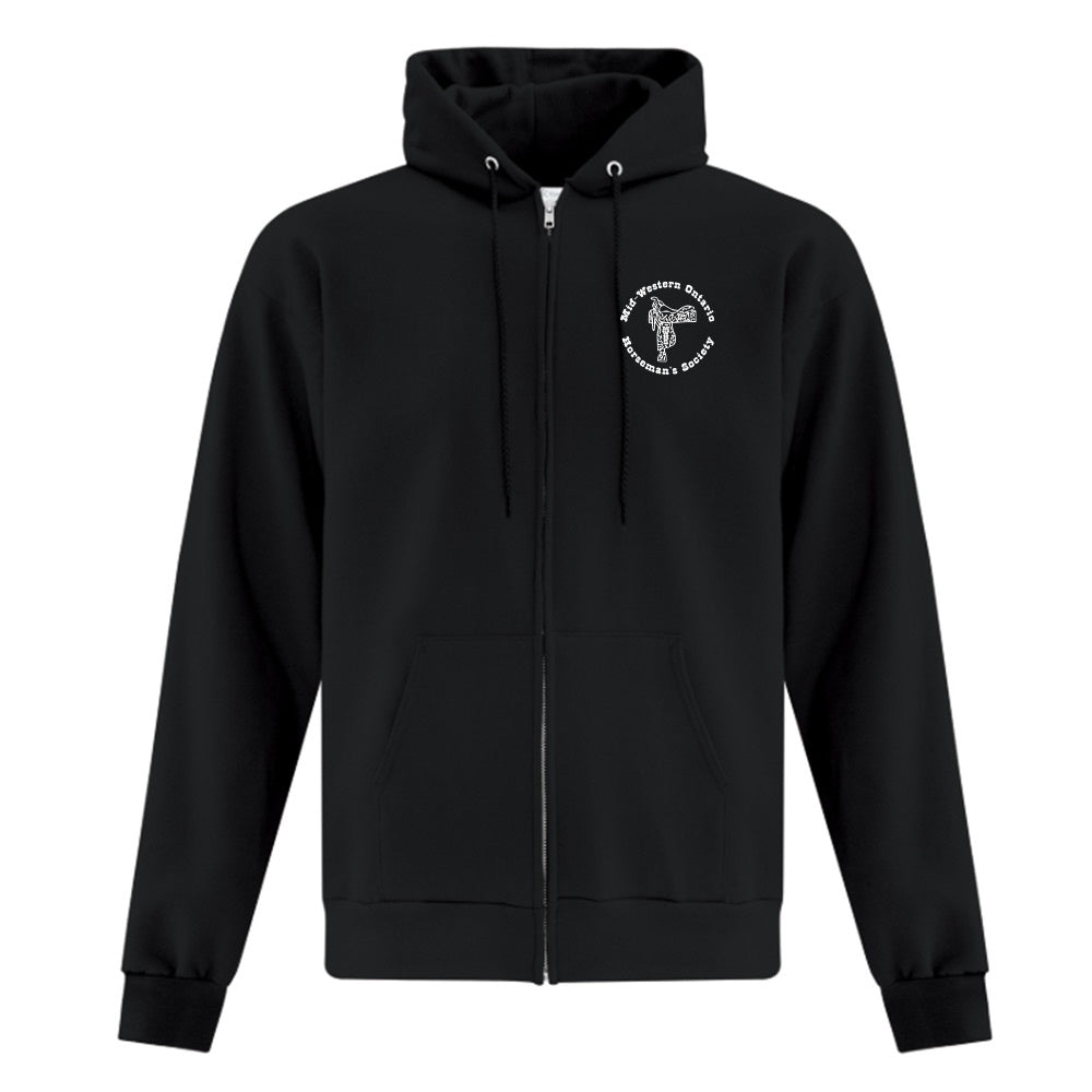 MWHS Adult Fleece Full Zip Hooded Sweatshirt