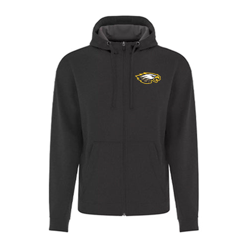 Errol Village Staff Adult Game Day Fleece Full Zip Hooded Sweatshirt