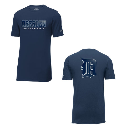 Dresden Minor Baseball Adult Nike Dri-FIT Cotton/Poly Tee