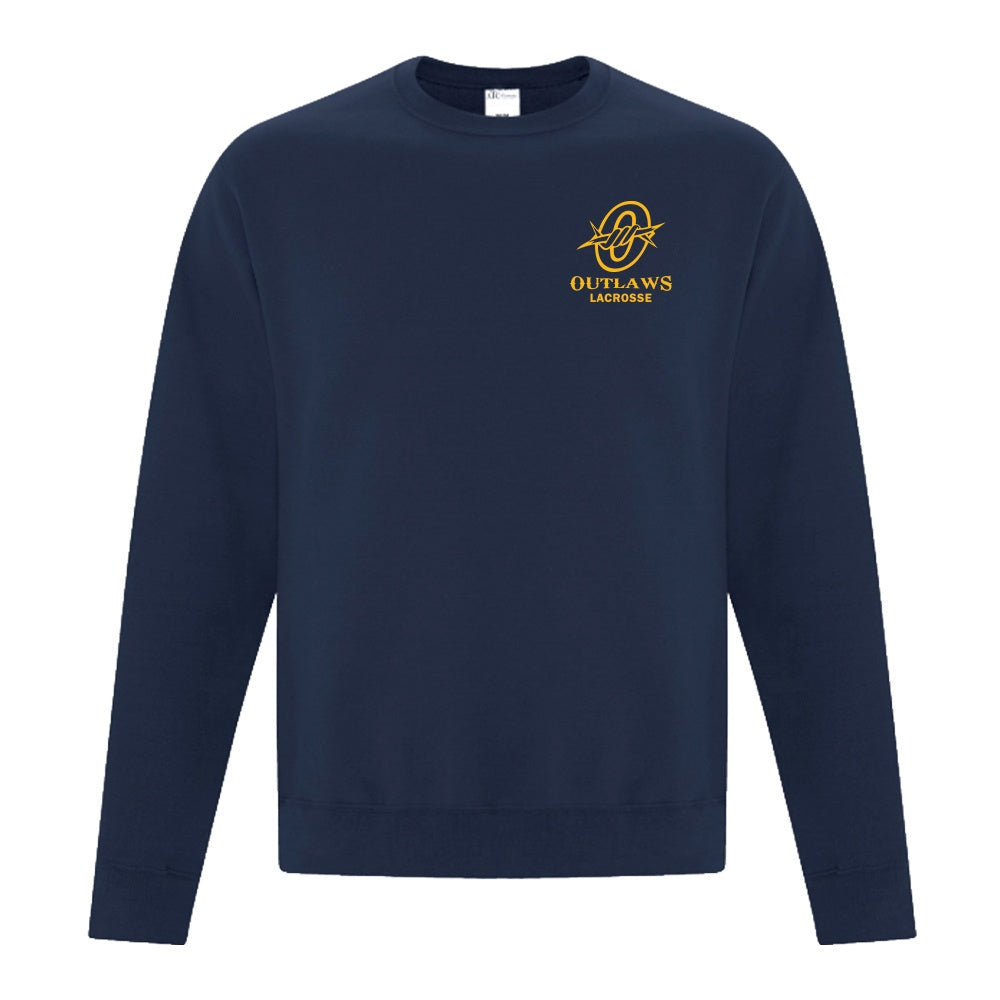 North Perth Outlaws Lacrosse Adult Fleece Crewneck Sweatshirt