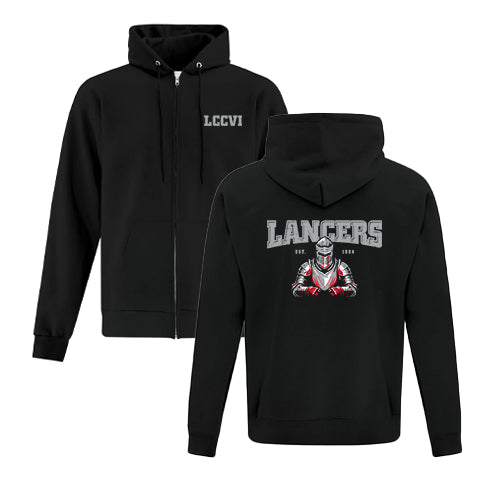LCCVI Adult Everyday Fleece Full Zip Hooded Sweatshirt