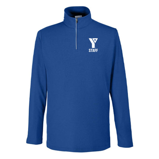 YMCA Staff Adult Fusion ChromaSoft™ Pique Quarter-Zip Pullover