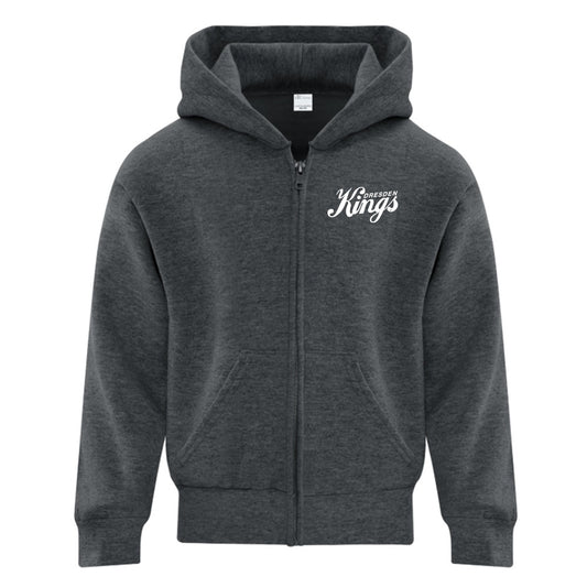 Dresden Jr Kings Youth Fleece Youth Full Zip Hooded Sweatshirt