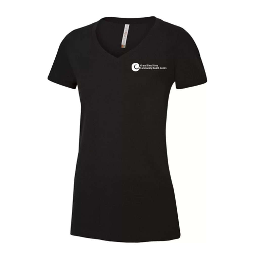 GBACHC - Ring Spun Cotton Ladies V-Neck T-Shirt