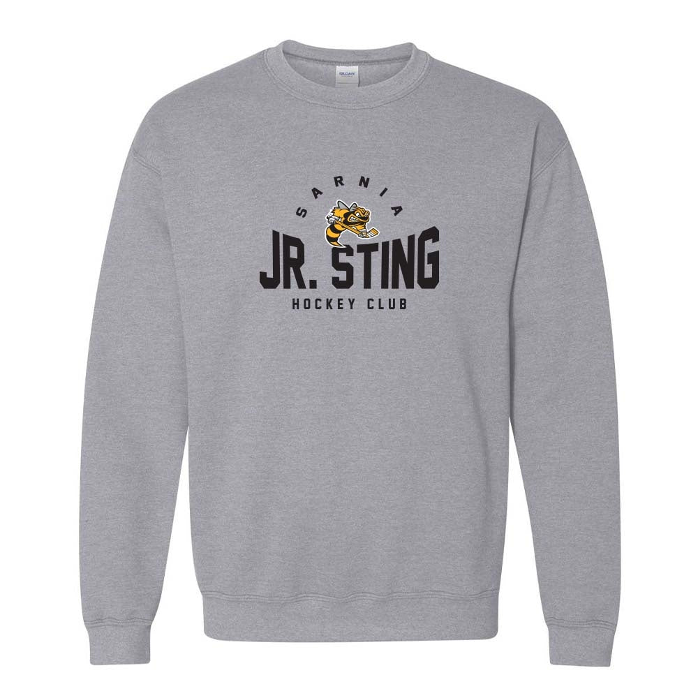 Sarnia Jr Sting Adult Heavy Blend Crewneck Sweatshirt