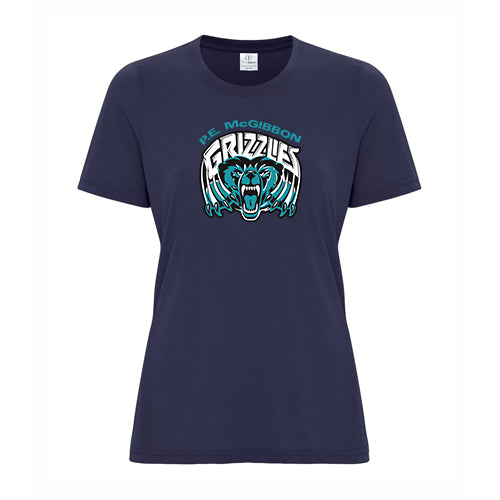 PE McGibbon Staff Ladies' Pro Spun T-Shirt