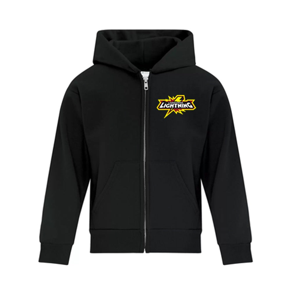 Lansdowne Youth Everyday Fleece Full Zip Hooded Sweatshirt