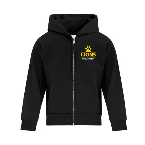 East Lambton Youth Everyday Full Zip Hooded Sweatshirt