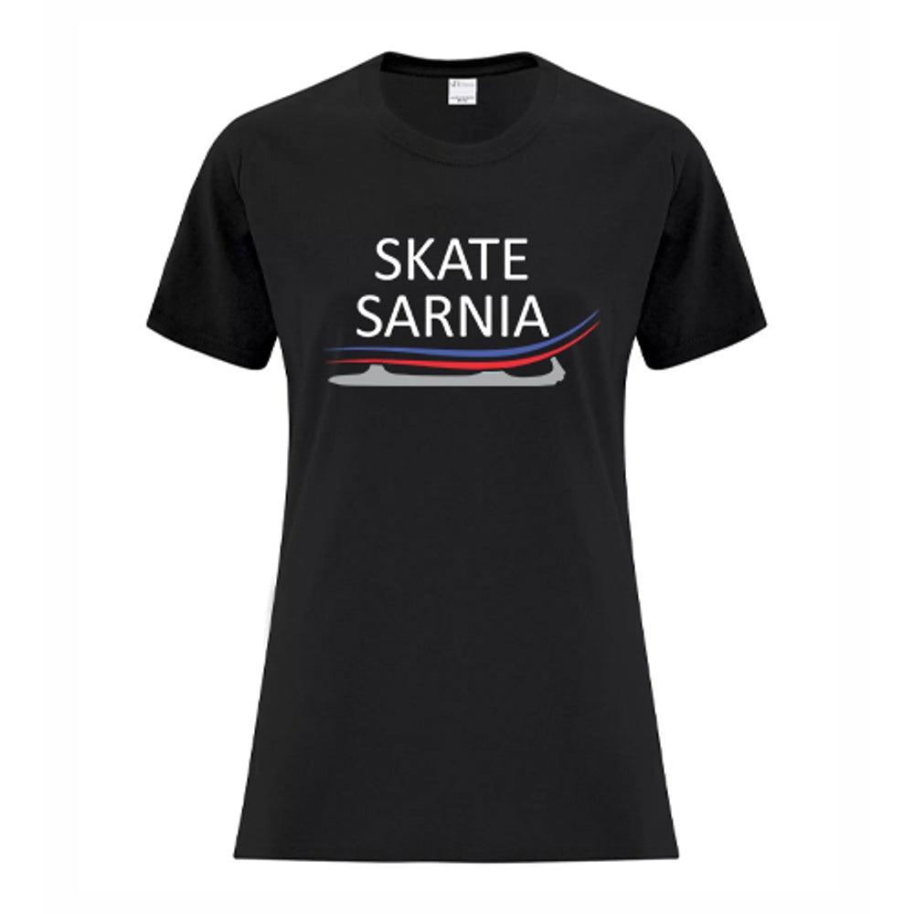 Skate Sarnia Club Ladies' Everyday Cotton T-Shirt