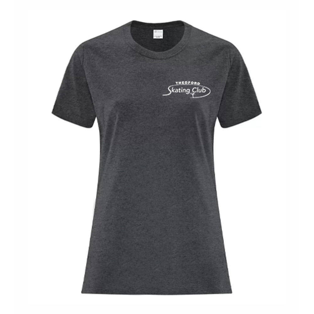 Thedford Skating Club Ladies' Everyday Cotton T-Shirt