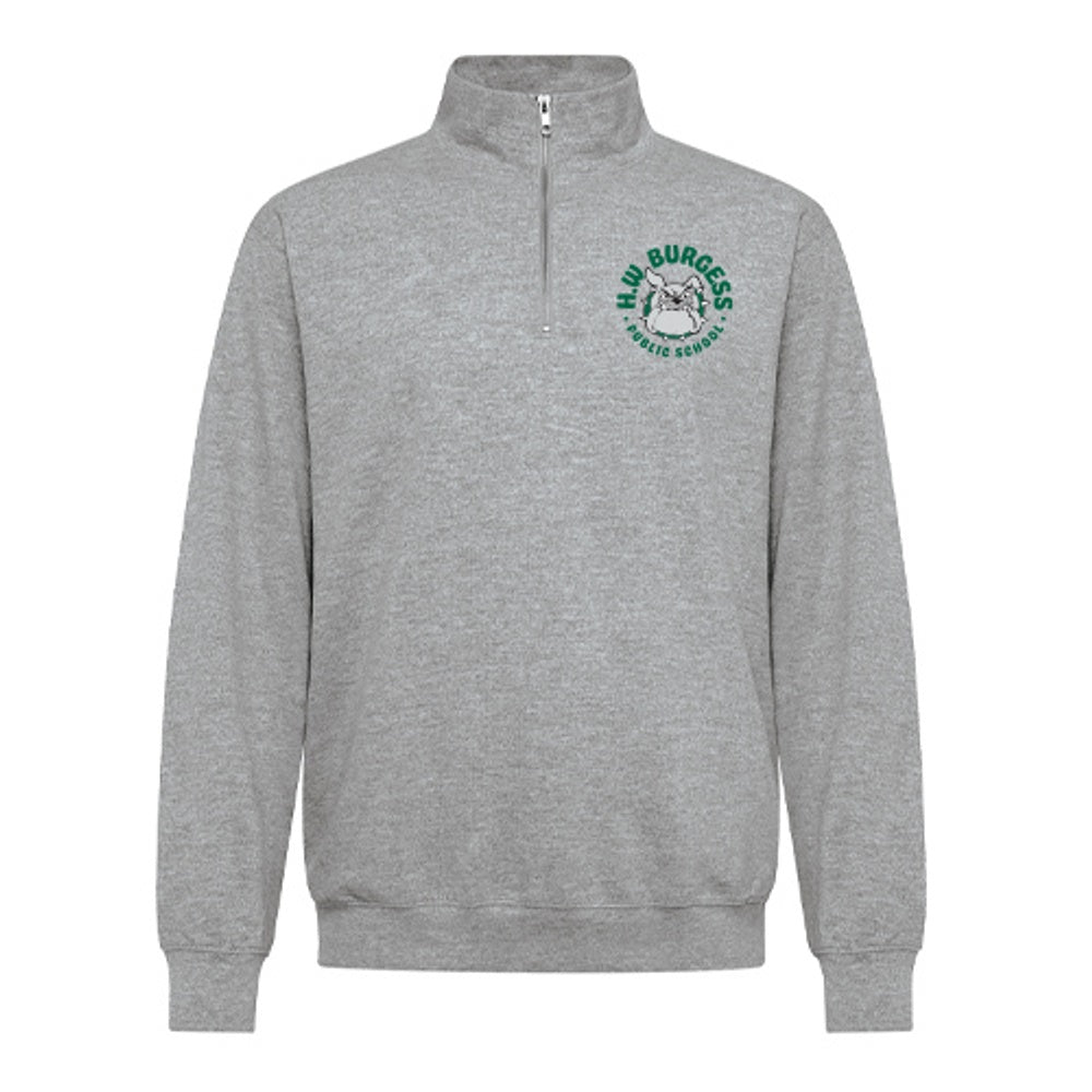 H.W. Burgess Adult Everyday Fleece 1/4 Zip Sweatshirt