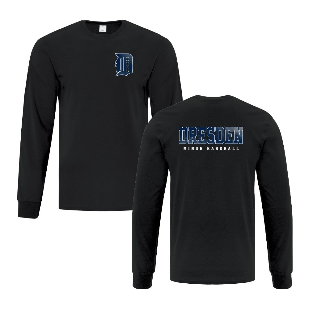Dresden Minor Baseball Adult Cotton Long Sleeve