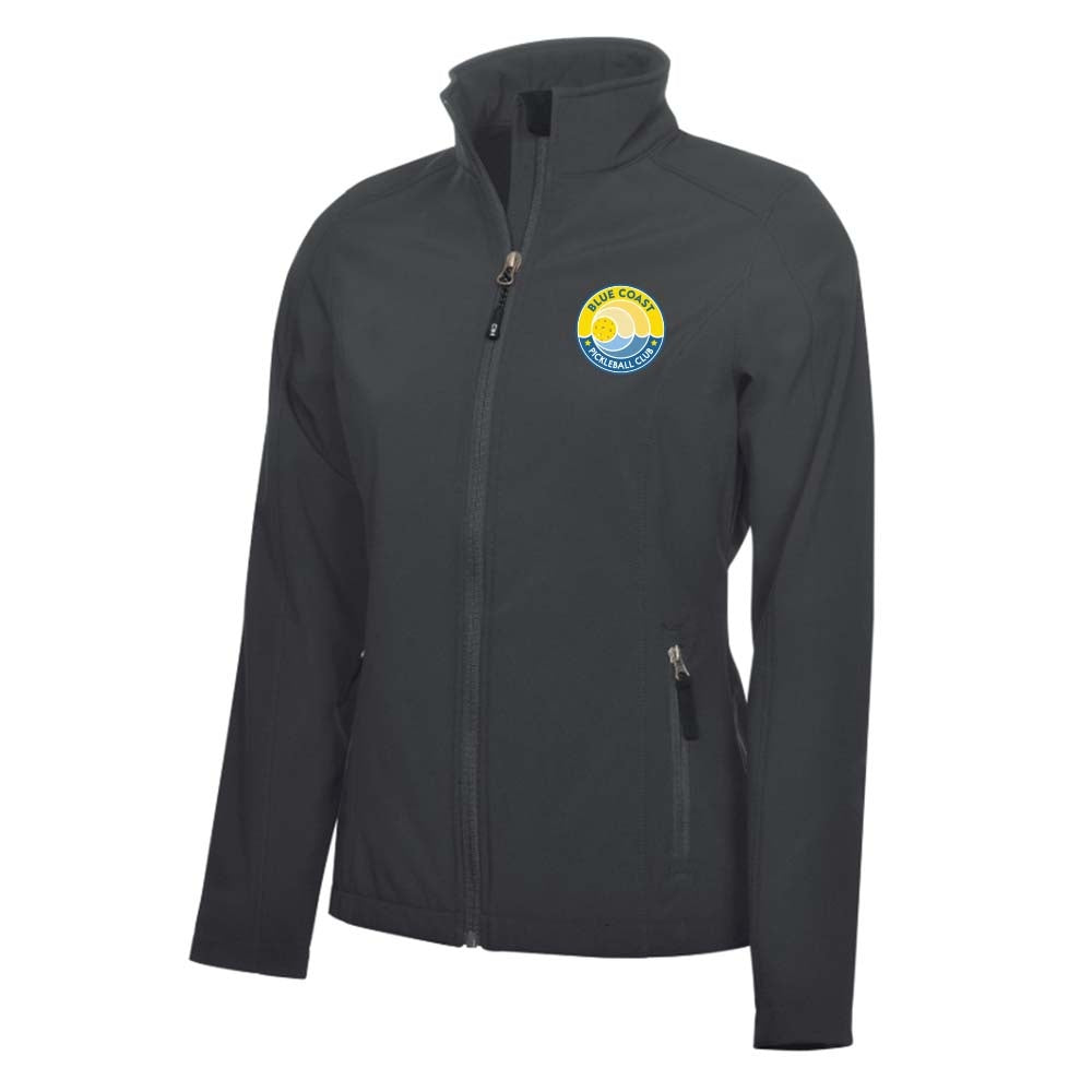 Blue Coast Pickleball Ladies' Water Repellent Soft Shell Jacket