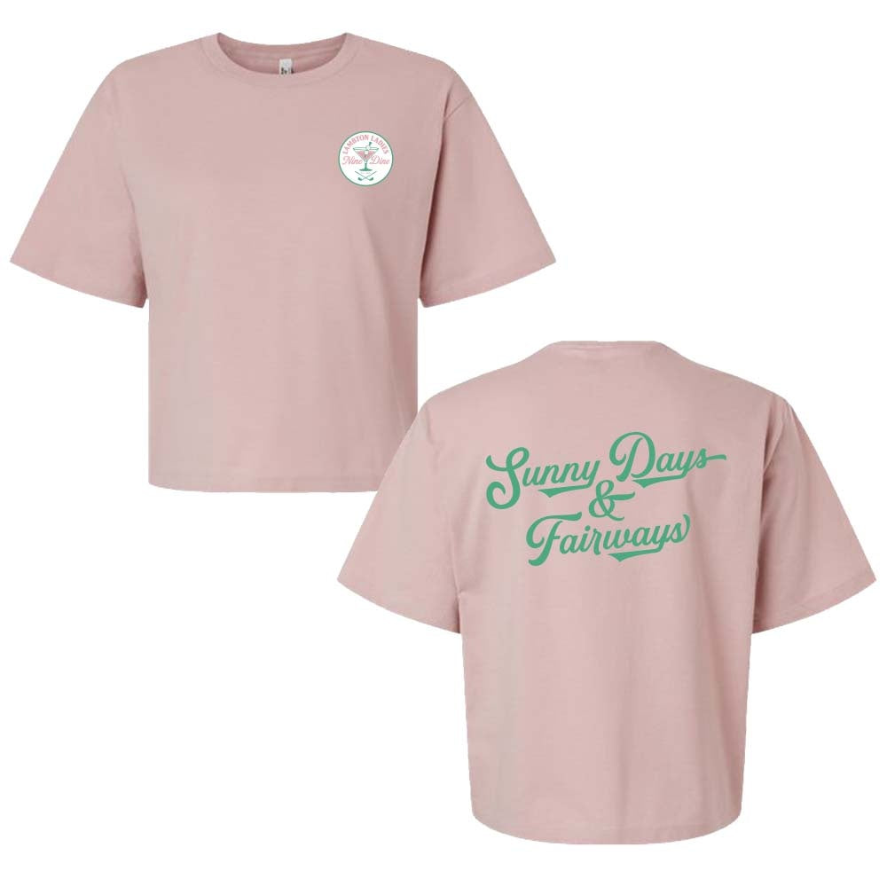 Lambton Ladies 9 & Dine Ladies' Fine Jersey Mid-Length Boxy Tee