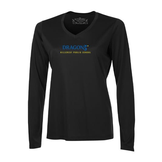 Hillcrest Ladies' Pro Team Long Sleeve V-Neck