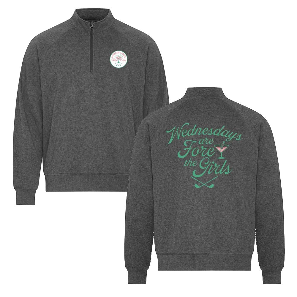 Lambton Ladies 9 & Dine Adult French Terry 1/4 Zip