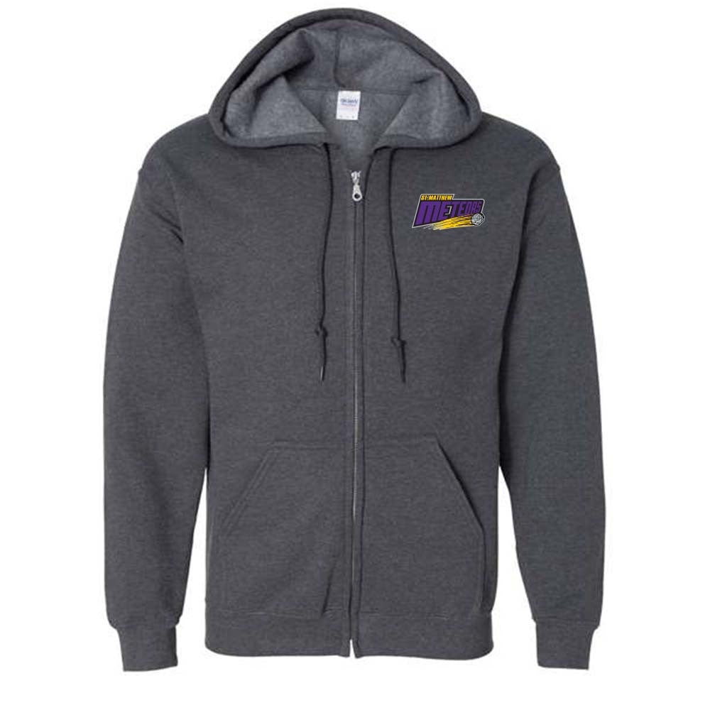 St Matthew Adult Heavy Blend Full-Zip Hooded Sweatshirt