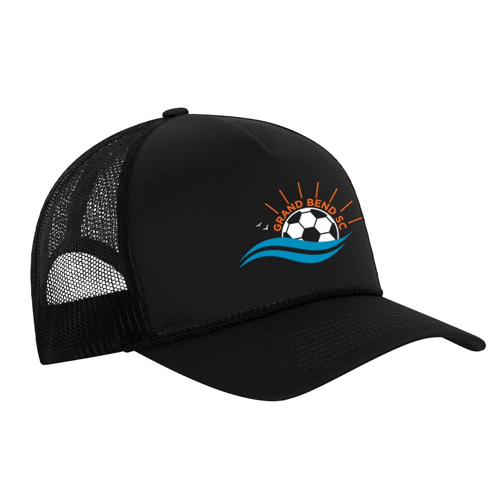Grand Bend SC Cotton Twill 5-Panel Trucker Rope Cap