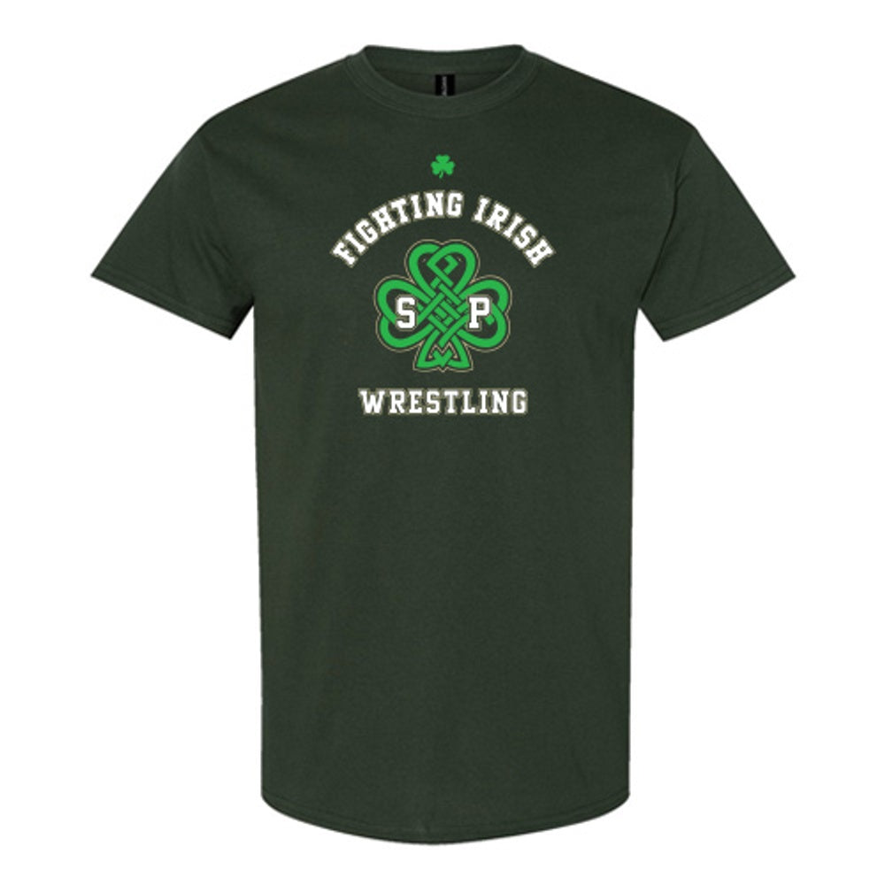 St. Pats Wrestling Adult Heavy Cotton T-Shirt