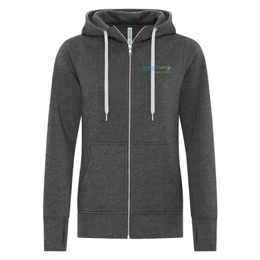 Community Living Sarnia-Lambton Ladies' Core Full Zip Hooded Sweatshirt